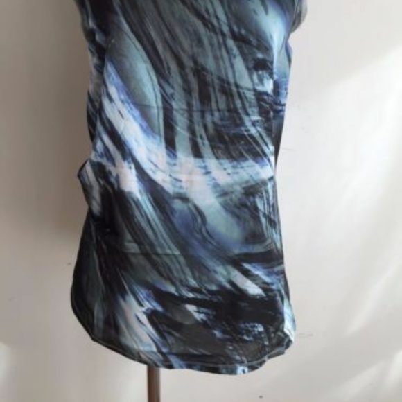 Philosophy Sleeveless Watercolor Asymmetric Top M - Picture 5 of 8